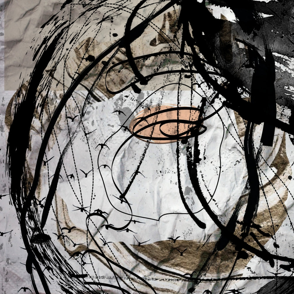 Monochrome Muse: Abstract Triptych Canvas Set