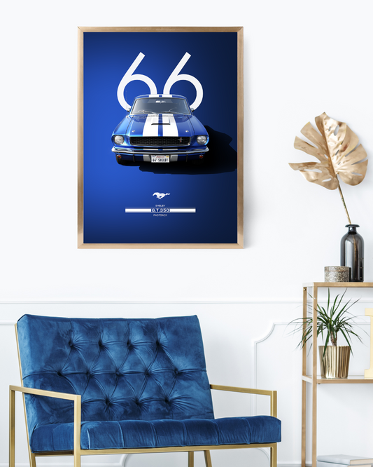 Heritage Speed: Mustang GT350 Poster with Racing Legacy